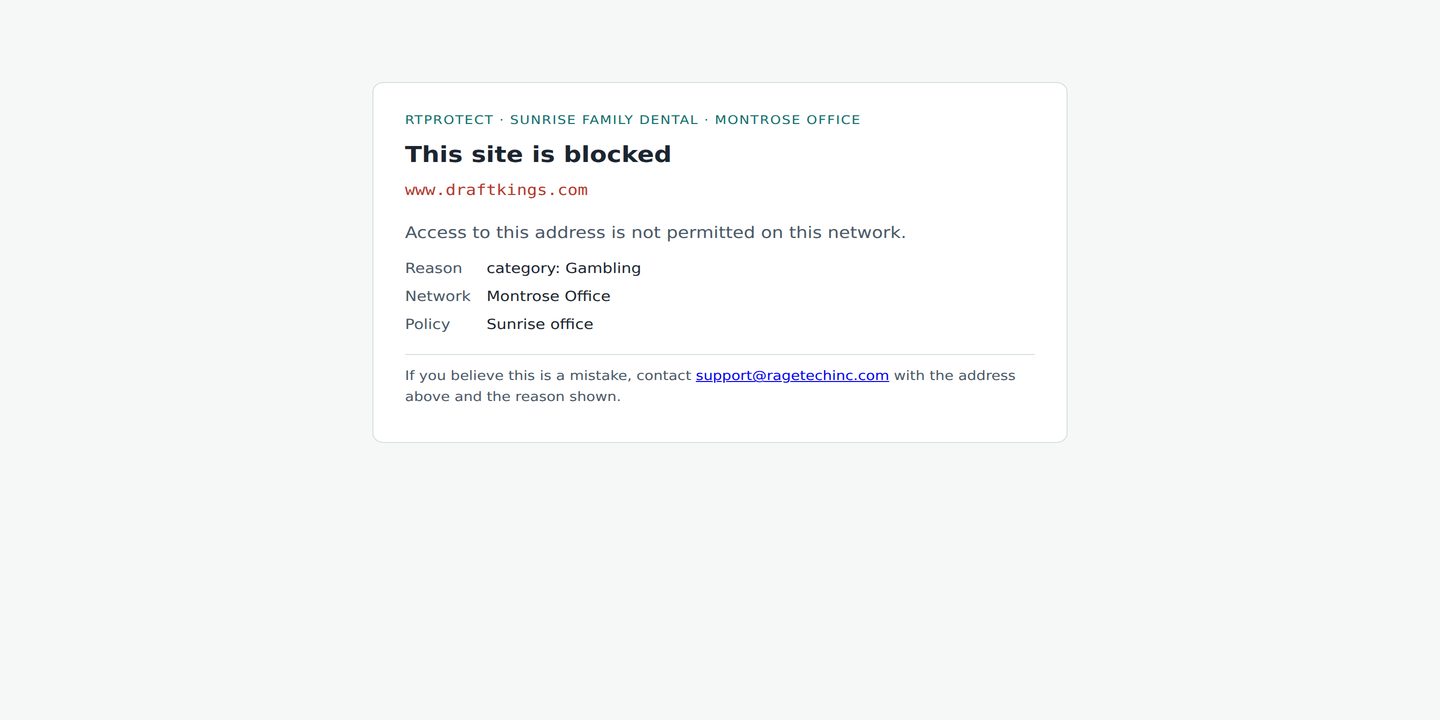 Block page